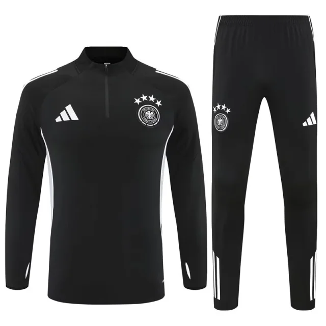 25-26 season Germany black jersey - half-zip set