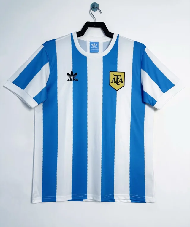 1978 Argentina Home Jersey  Retro Edition