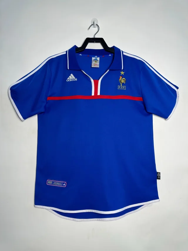 2000 France Home Jersey - Retro Edition