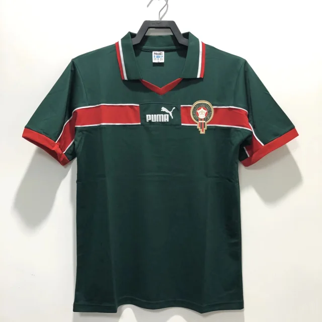 1998 World Cup Morocco Home Jersey - Retro Edition