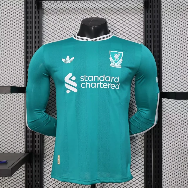 25-26 Liverpool 2nd Away Long Sleeve Jersey - Player Edition