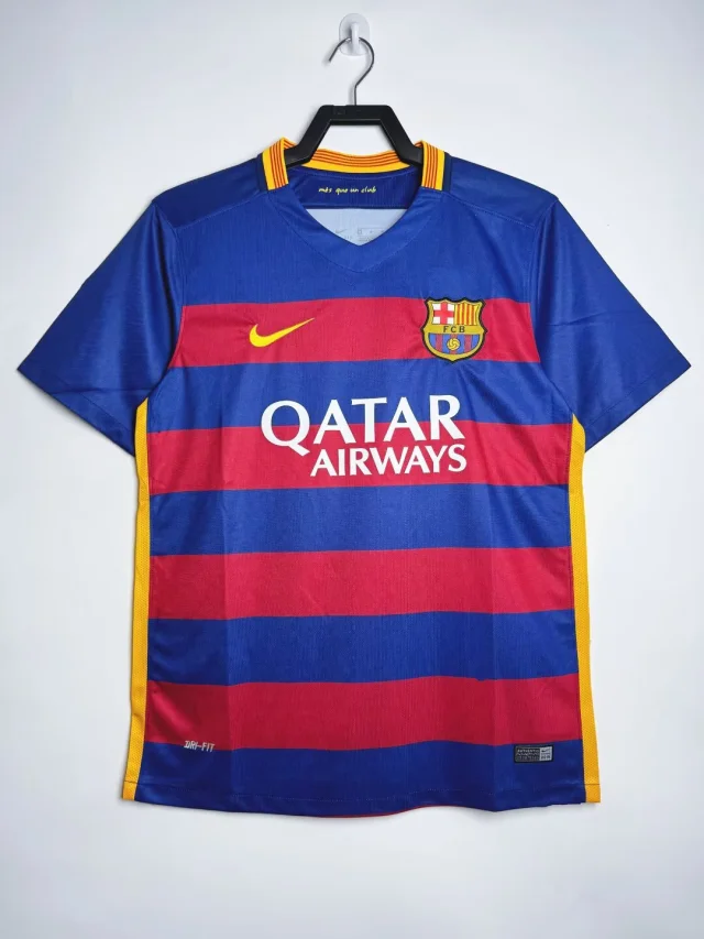 2015/16 Barcelona Home Jersey - Retro Edition