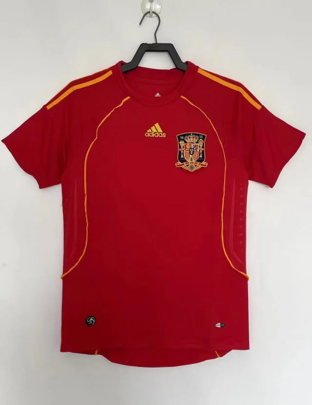2008 Spain Home Jersey - Retro Edition