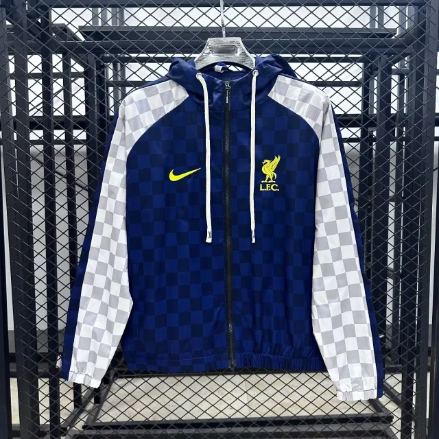 Liverpool FC 2025-26 Hooded Waterproof Windbreaker Jersey - Windbreaker Edition