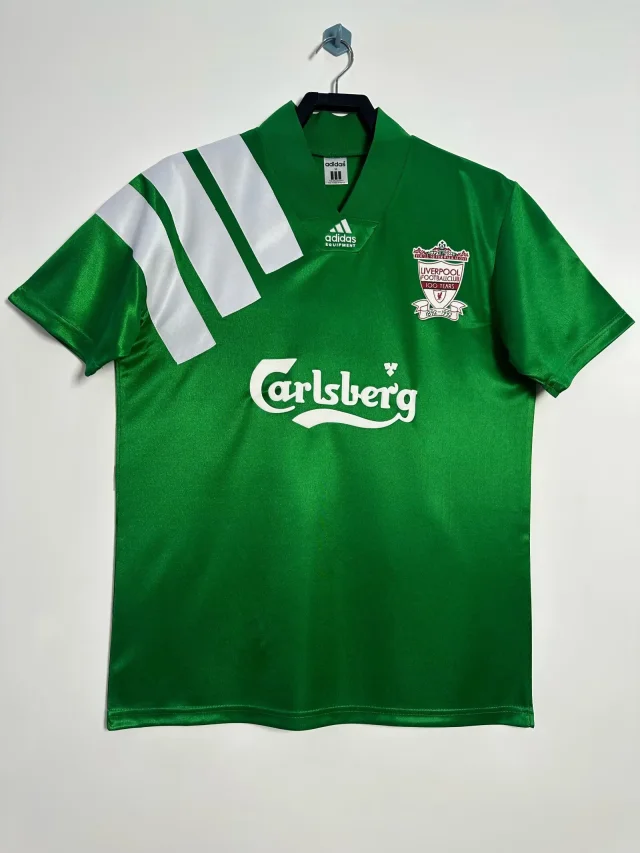 1992/93 Liverpool Away Green Jersey - Retro Edition