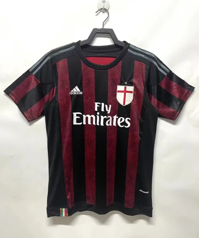 2015/16 AC Milan Home Jersey - Retro Edition