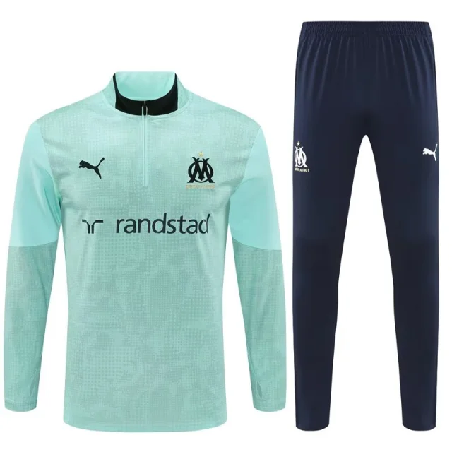 25-26 season Marseille Hulan color [camouflage jersey - half-zip suit