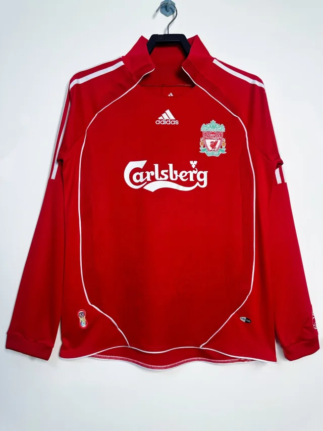 2006-08 Liverpool Home Long Sleeve Shirt - Retro Edition