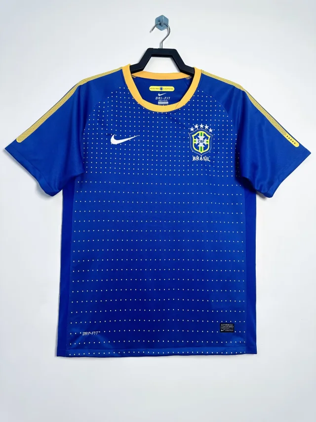 2010 Brazil Away Jersey - Retro Edition