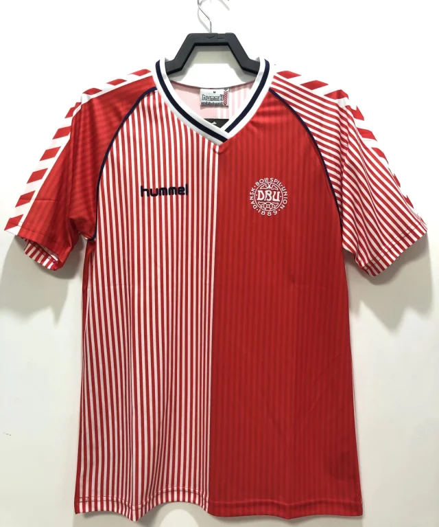 1986 World Cup Denmark Home Jersey - Retro Edition