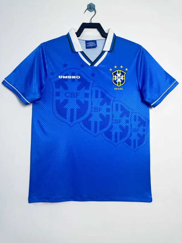 1996 Brazil Away Jersey - Retro Edition