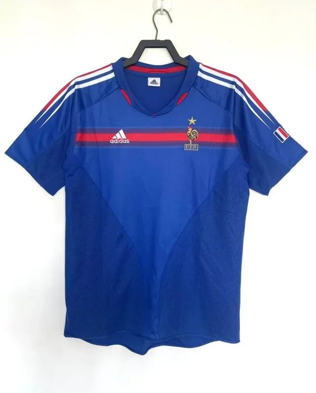 2004 France Home Jersey - Retro Edition
