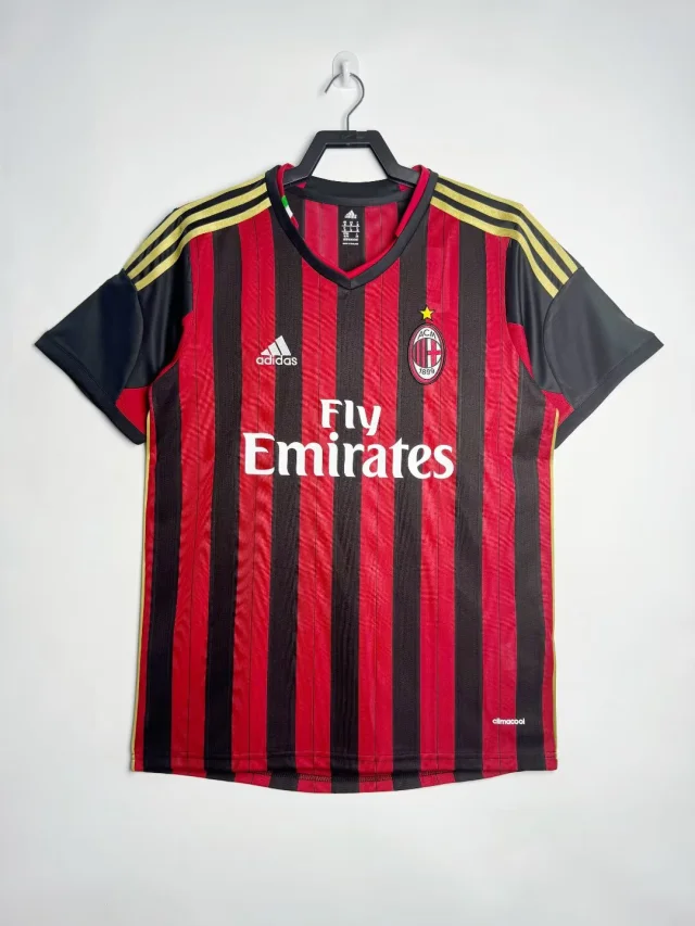 2013/14 AC Milan Home Jersey - Retro Edition