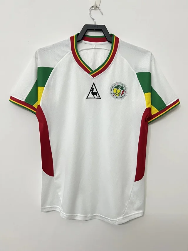 2002 Senegal White Jersey - Retro Edition