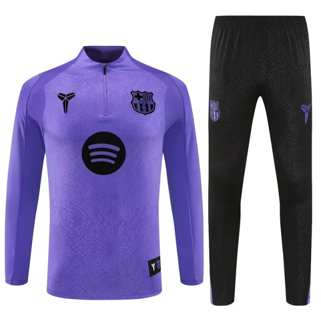 Maglia Barcellona Viola 2025-26 [Modello Congiunto] - Set Semi-Disegnato training jersey
