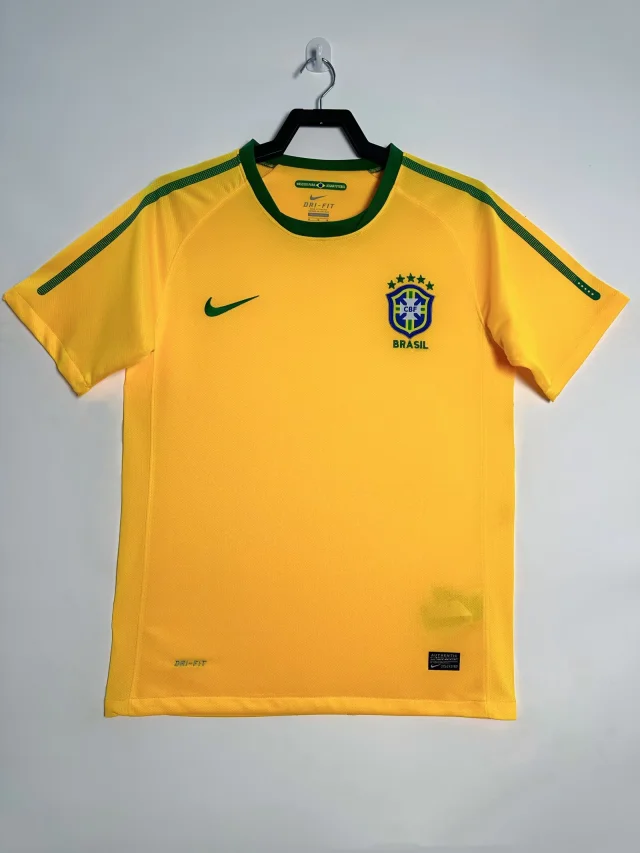 2010 Brazil Home Jersey - Retro Edition