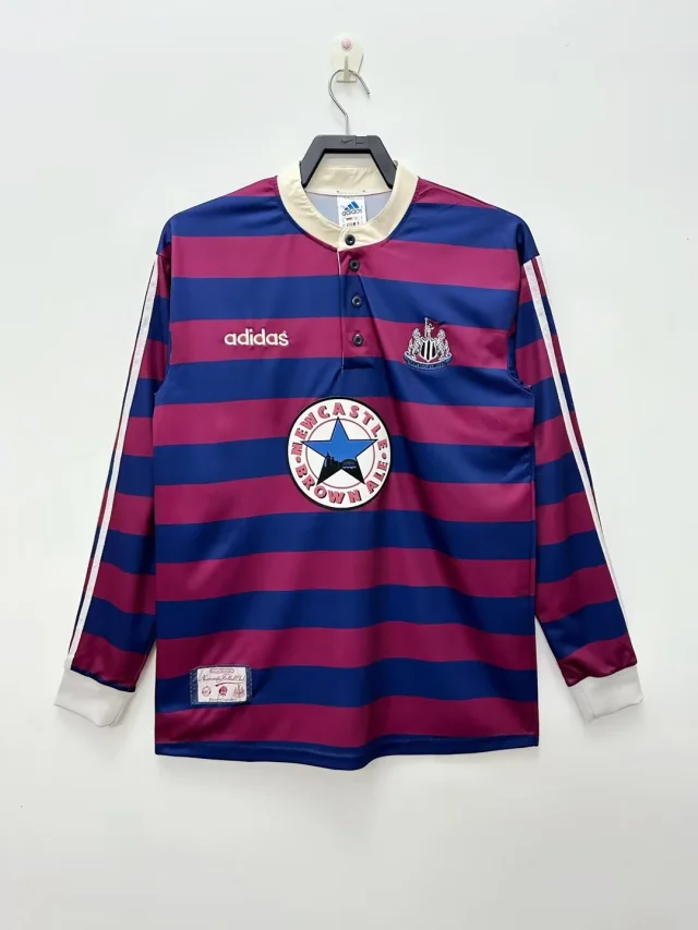 1995-97 Newcastle United Away Long Sleeve Shirt - Retro Edition