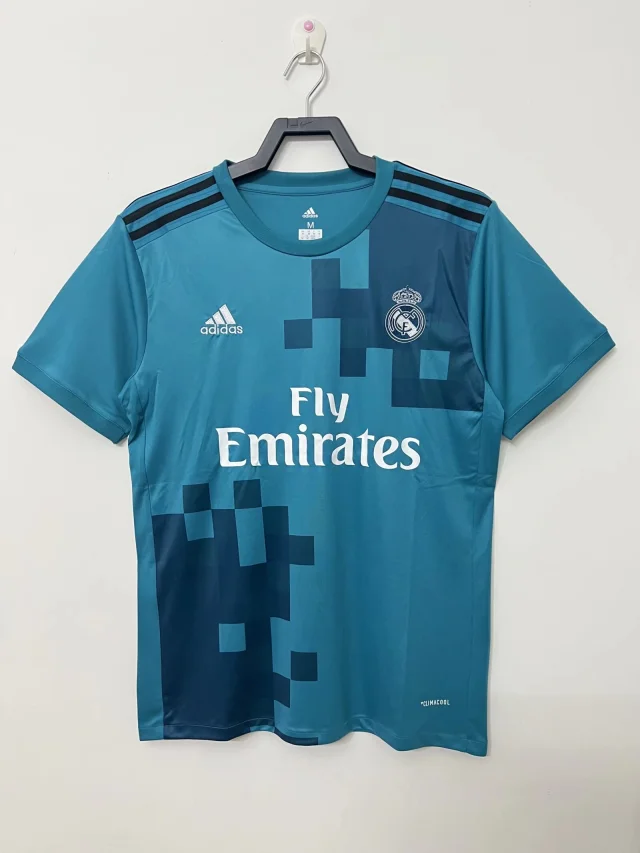 17-18 Real Madrid Second Away Jersey - Retro Edition
