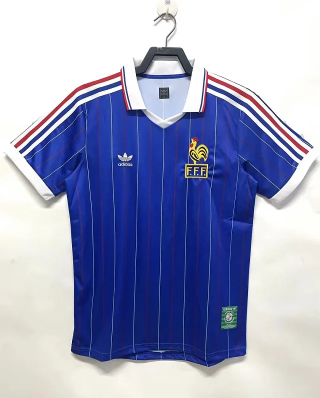 1982 France Home Jersey - Retro Edition
