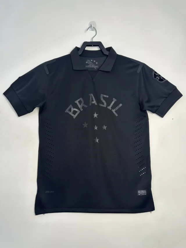 2013/14 Brazil Black Jersey - Retro Edition