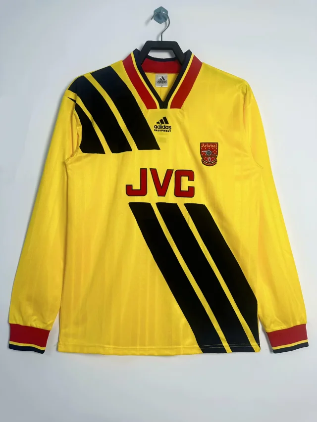 1993-94 Arsenal Away Blue Long Sleeve Shirt - Retro Edition