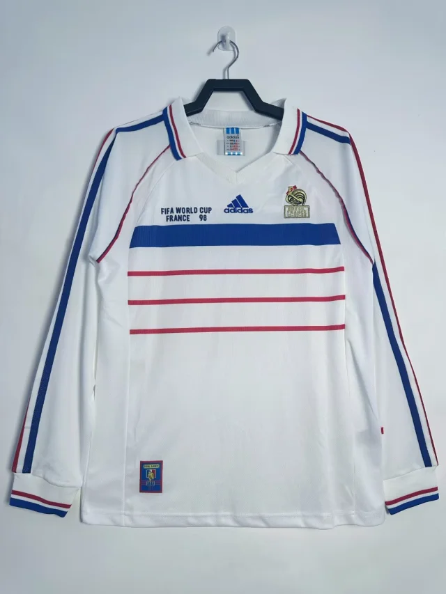 1998 France Away Jersey - Retro Edition