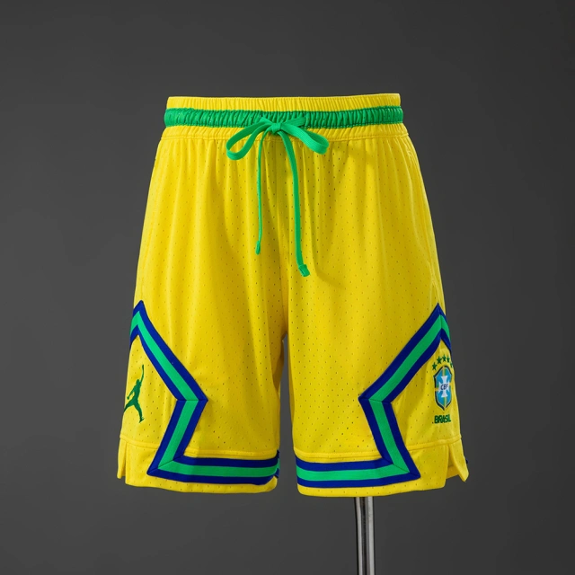 Brazil 2026 Basketball Shorts Yellow
