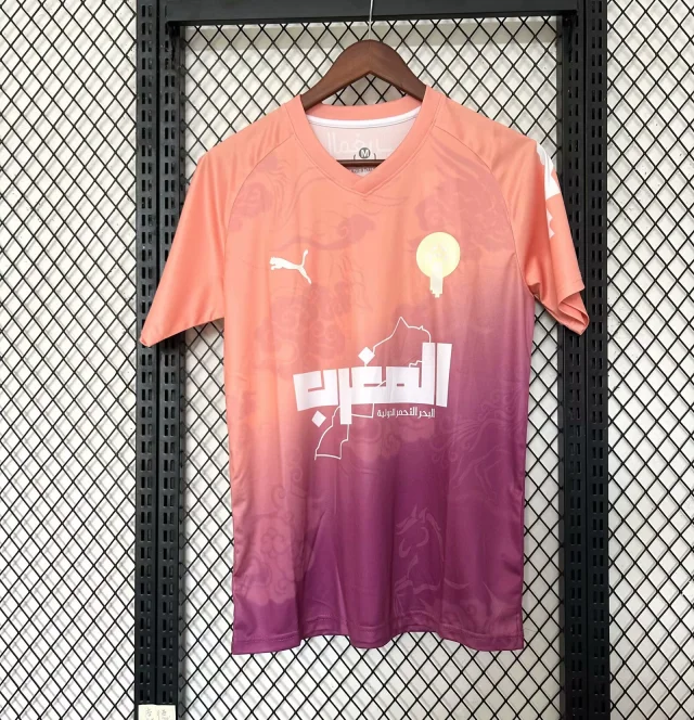 2025-26 Morocco Jersey Pink Purple - Jersey - Fan Edition