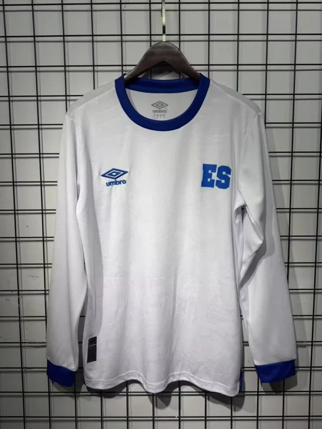 25-26 El Salvador Long-Sleeved Away Jersey - Fan Version