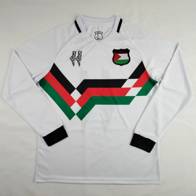 2024-25 FC Palestine Fan Edition Retro Long-Sleeve Jersey (With Number)