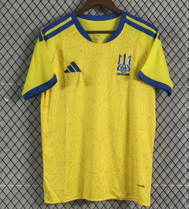 26-27 Ukraine World Cup Home Jersey - Jersey Version