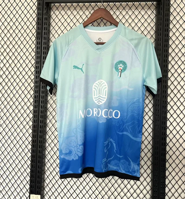 2025-26 Morocco Jersey Light Blue - Jersey - Fan Edition