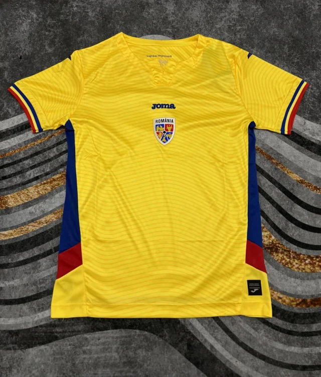 25-26 Romanian Yellow Home Jersey - Fan Version