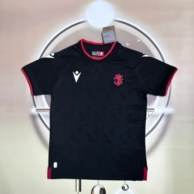 25-26 Georgia Black Away Jersey - Fan Version