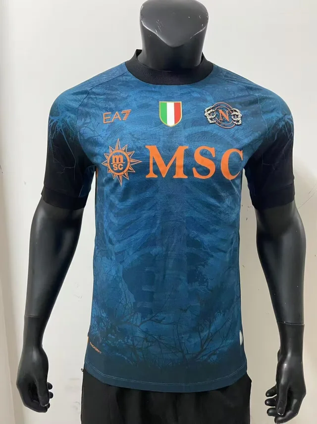25-26 Napoli Halloween Special Edition Blue Jersey - Player Version