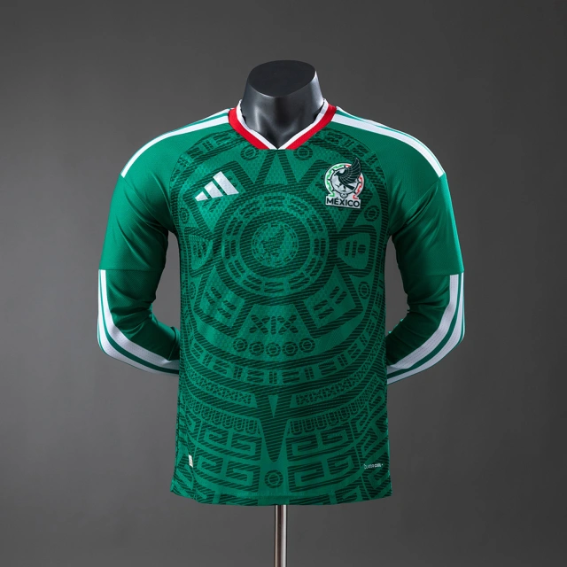 Mexico 2026 Home Long-Sleeve Player Version Jerseys