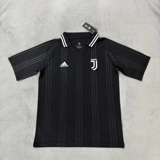 25-26 Juventus Black Pre-Match Kit - Fan Version