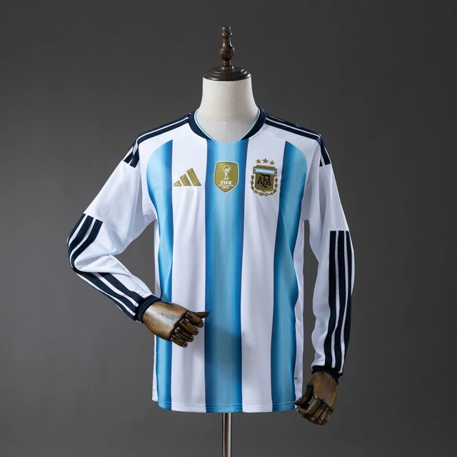 2026-2027 Argentina World Cup Home Long-Sleeve Fan Version Jersey