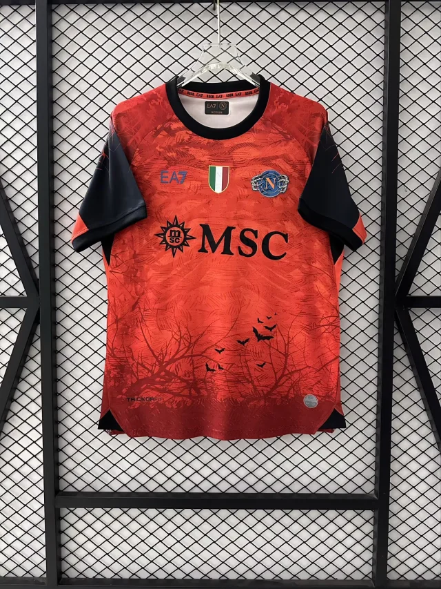 25-26 Napoli Halloween Special Edition Red Jersey - Fan Version