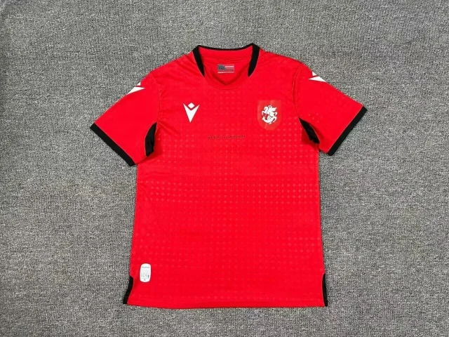 25-26 Georgia Red Second Away Jersey - Fan Version