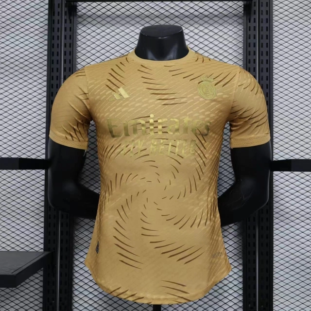 2025-26 Real Madrid Special Edition Gold Jersey - Player Version