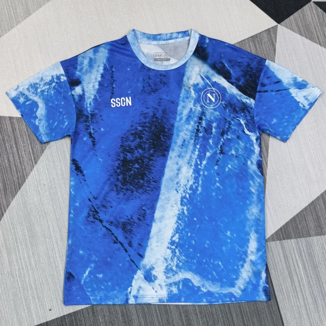 25-26 Napoli Pre-Match Kit Blue Jersey -Fan Version