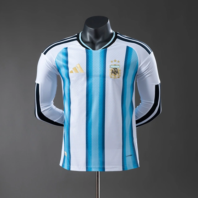 2026-2027 Argentina World Cup Home Long-Sleeve Player Version Jersey
