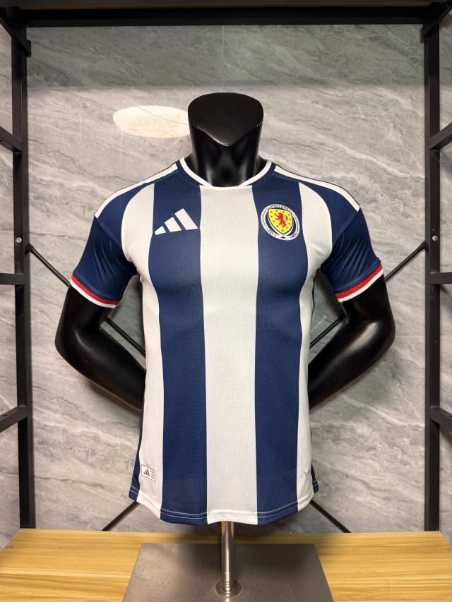 Player 26-27 Scotland Special Edition Blue and White Stripes