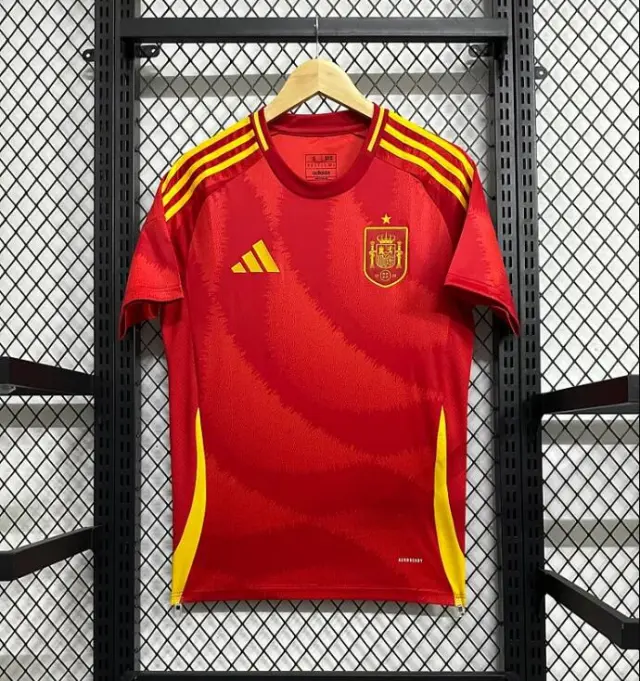 2024 Spain Home Football Jersey