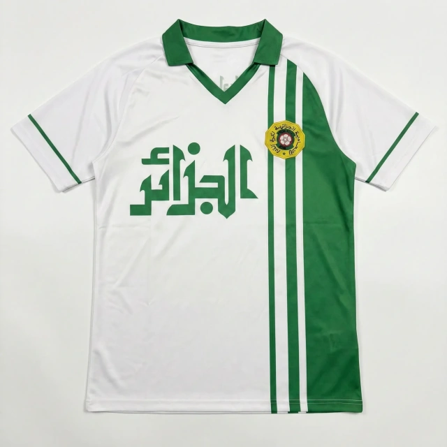 1986 Algeria Home Jersey - Retro Version