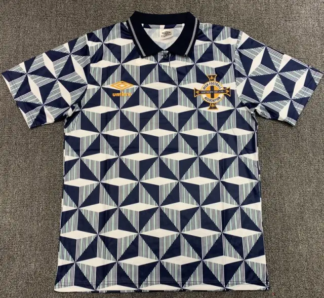 1990-93 Northern Ireland Away Jersey Retro Edition