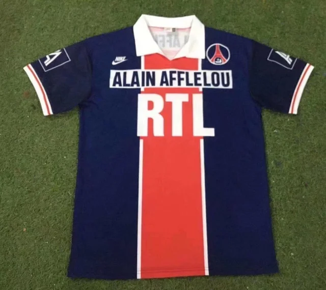 1990-91 Paris Retro Football Jersey