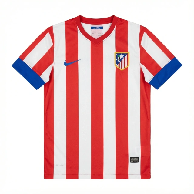 12-13 Atletico Madrid Home Kit - Retro Version
