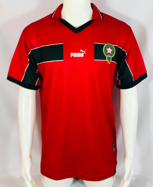 98 Morocco Red Third Away Kit Retro Edition